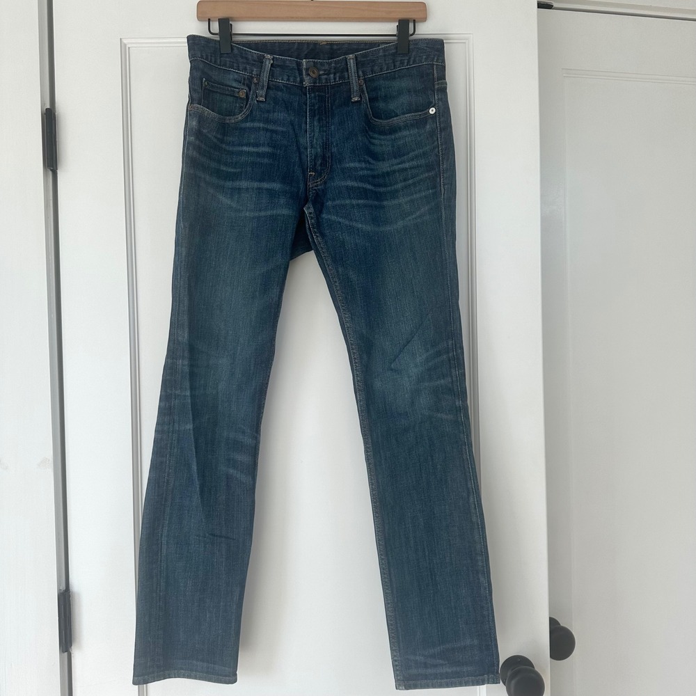 Bonobos Slim Tailored Fit Denim Jeans Dark Wash‎ Mens Size 31x32